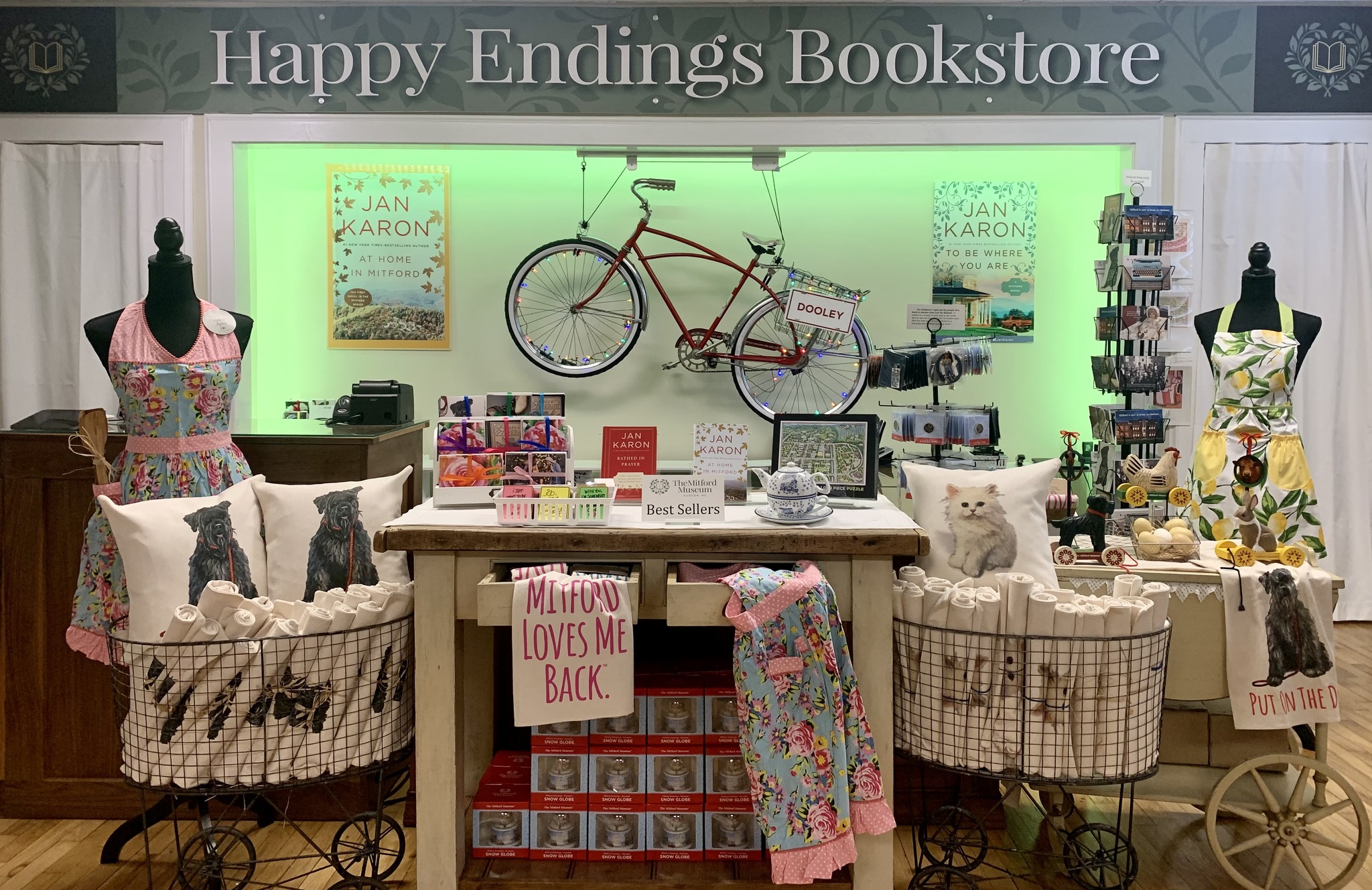 Happy Endings Bookstore Jan Karon HUB Station HUdson NC