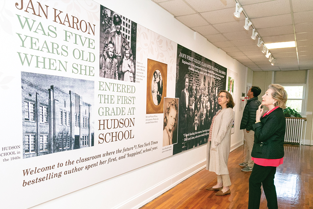 Jan Karon Admiring Museum Hall