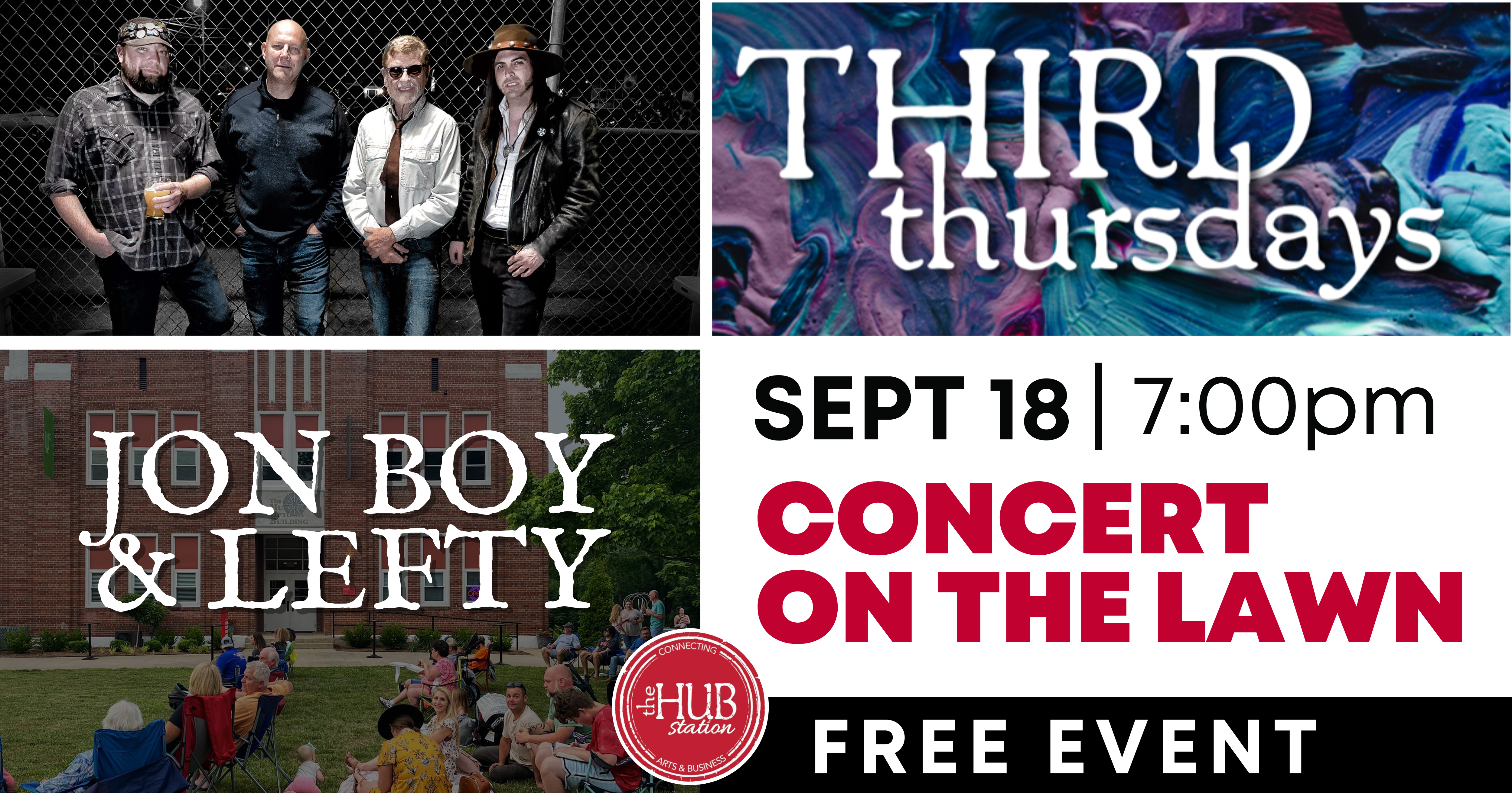 Third Thurs - Jon Boy and Lefty Band_Live Music_Hudson
