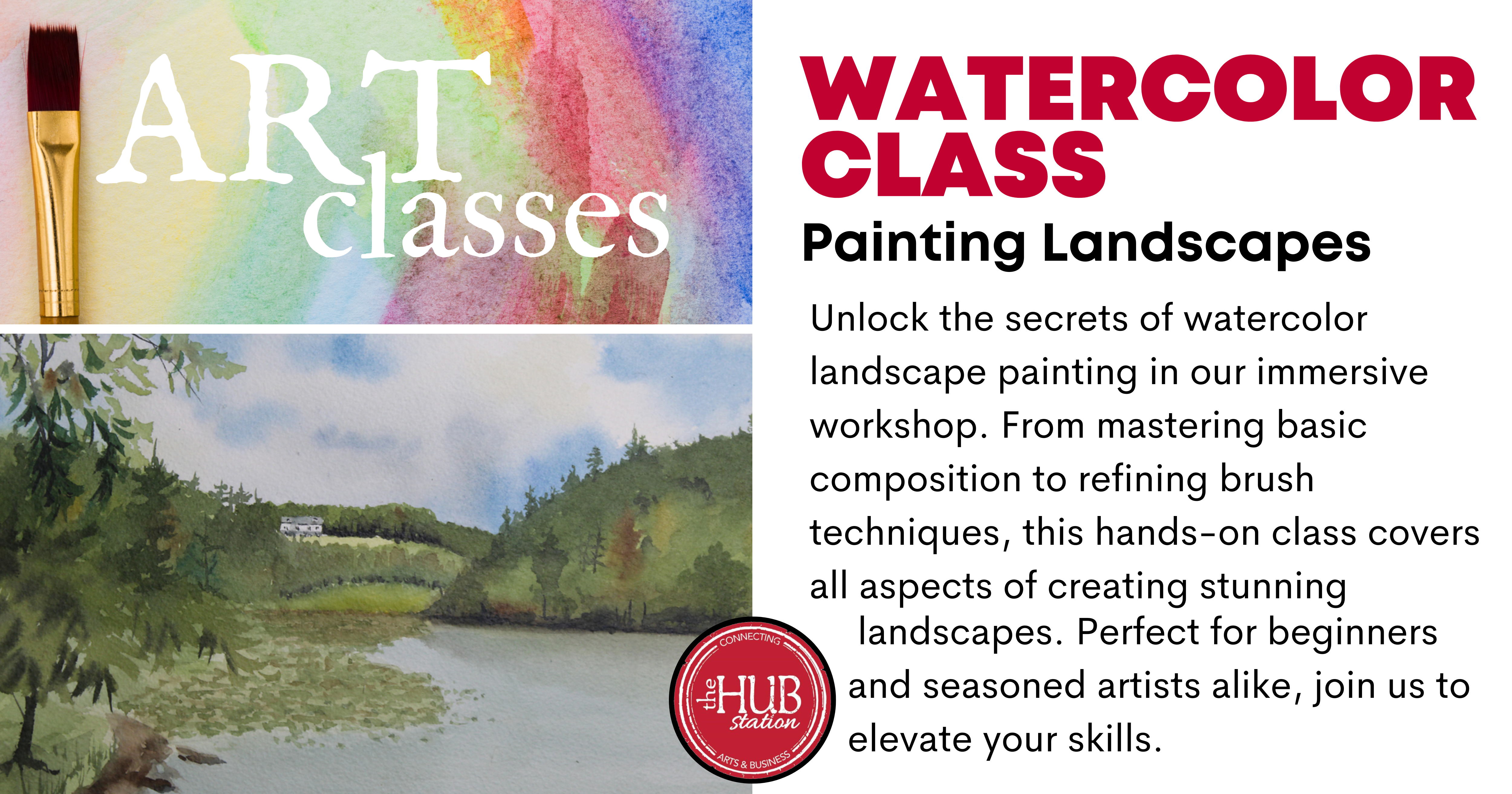 Watercolor Art Class_Painting Landscape Workshop_Zan Thompson_Hudson Art Class