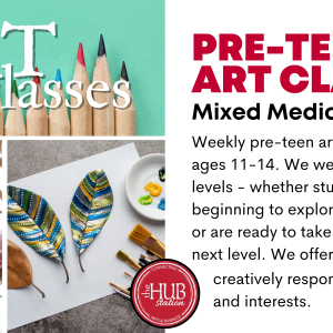 Pre Teen Art Class_HUB_Hudson