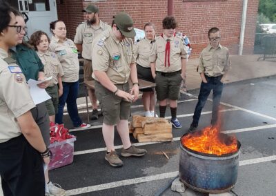 Hudson Boyscouts Hosting Flag Retirement Ceremony