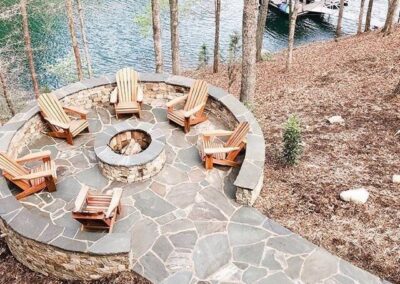 Annas Landscaping_Outdoor Fire Pit and Patio