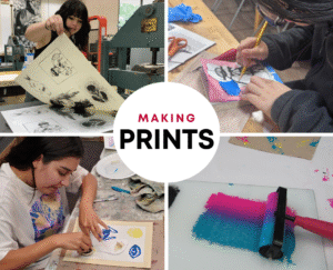 Teen Print Making Art Camp HUB Station Hudson Summer Camp