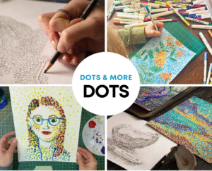Dots and More Dots Teen Art Summer Cmp at HUB Statino Hudson